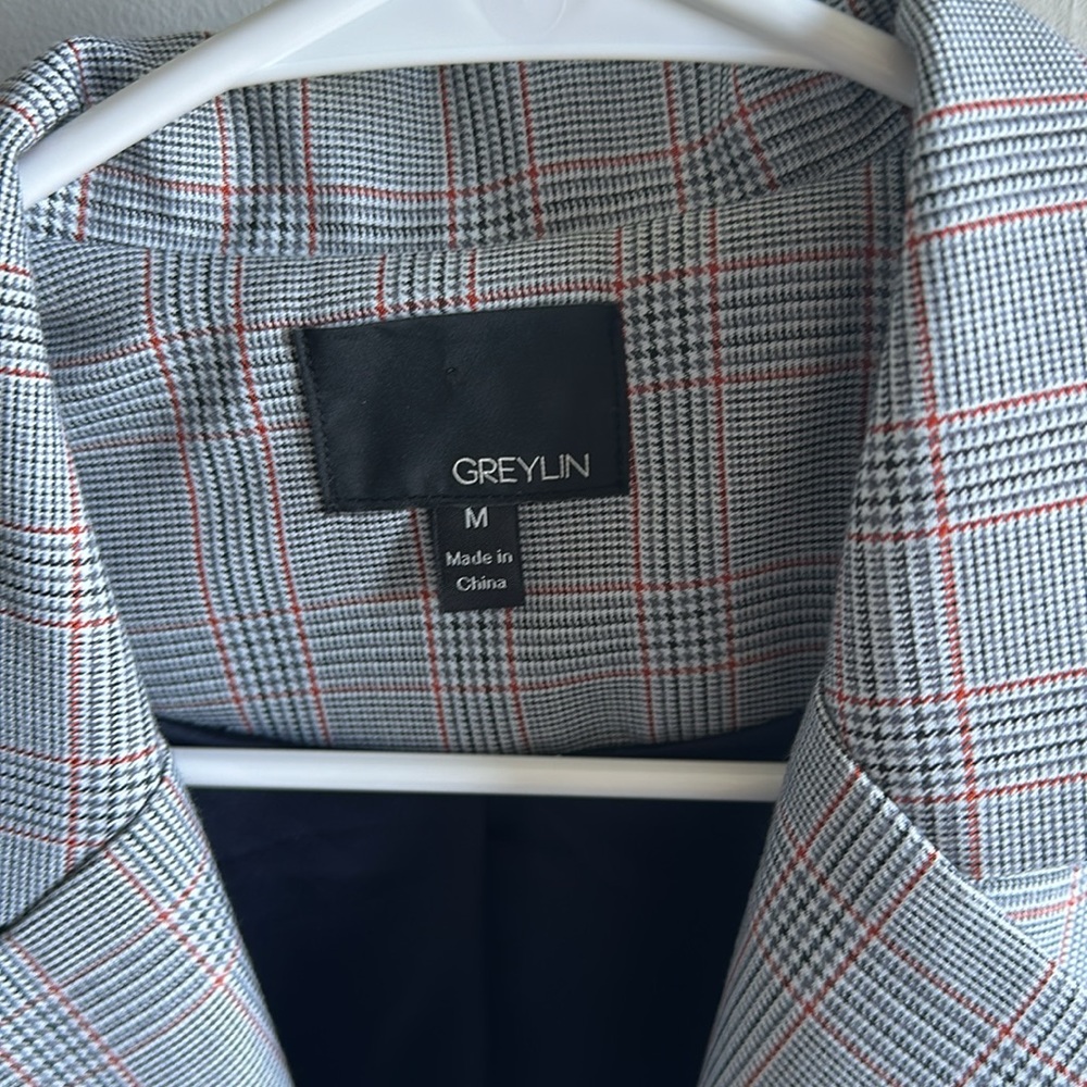 Check print blazer - Picture 3 of 6